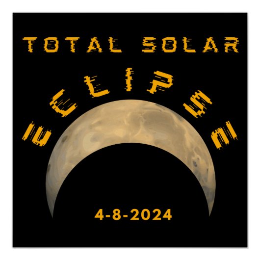 SOLAR ECLIPSE MOON SUN ERDE INSGESAMT POSTER (Vorderseite)