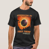 Solar Eclipse Mountain Wandern Kensington PE Islan T-Shirt (Vorderseite)