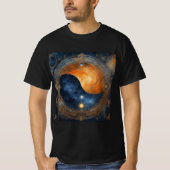Solar Eclipse Mystical Balance 2024 Name Männer hi T-Shirt (Vorderseite)