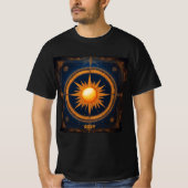 Solar Eclipse Mystical Balance 2024 Name Männer hi T-Shirt (Vorderseite)