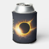 Solar Eclipse Name Drink hinzufügen Dosenkühler (Kanne Rückseite)
