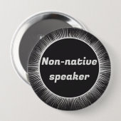 Solar Eclipse National English International Trave Button (Vorne & Hinten)