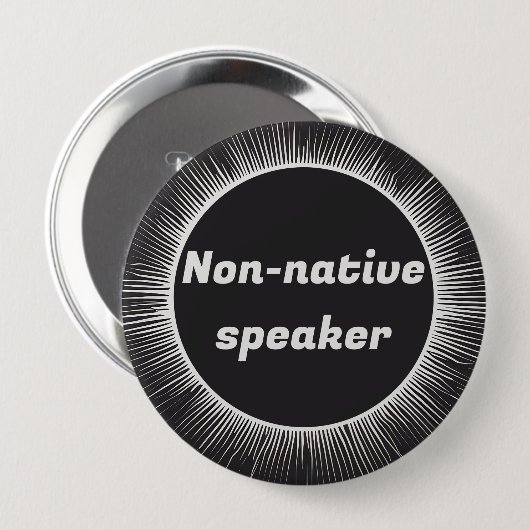 Solar Eclipse National English International Trave Button (Vorne & Hinten)