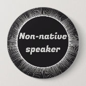 Solar Eclipse National English International Trave Button (Vorderseite)