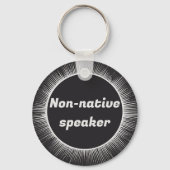 Solar Eclipse National English International Trave Schlüsselanhänger (Vorderseite)