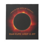 Solar-Eclipse Notizblock (Vorderseite)
