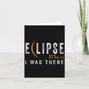 Solar Eclipse Ohio Ich war dort Totality Eclipse Karte
