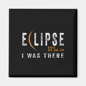 Solar Eclipse Ohio Ich war dort Totality Eclipse Magnet (Vorne)