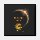 Solar Eclipse Ohio Usa Totality 1 Magnet (Vorne)