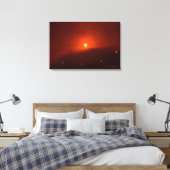 Solar Eclipse over Somerset, 2015 Leinwanddruck (Insitu (Schlafzimmer))