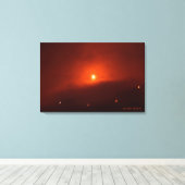 Solar Eclipse over Somerset, 2015 Leinwanddruck (Insitu (Holzboden))