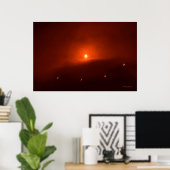 Solar Eclipse over Somerset, 2015 Poster (Heimbüro)