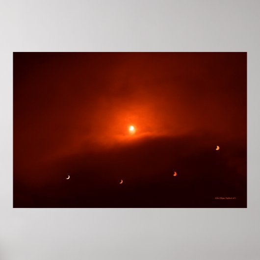 Solar Eclipse over Somerset, 2015 Poster (Vorne)