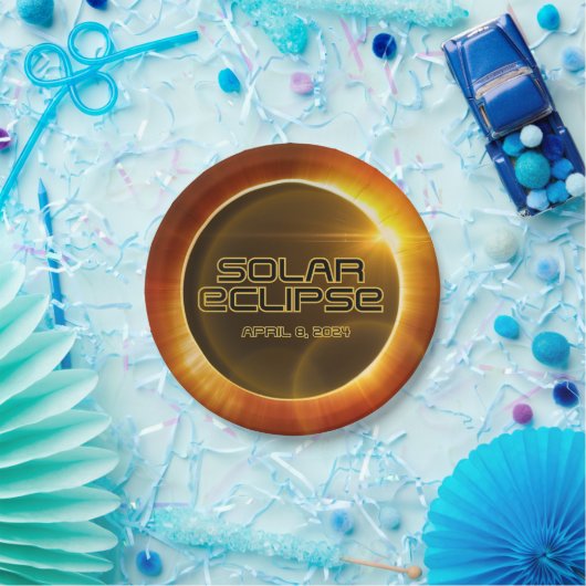 Solar-Eclipse Pappteller (Party)