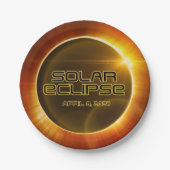 Solar-Eclipse Pappteller (Vorderseite)
