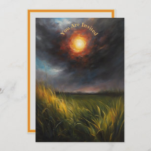 Solar Eclipse Party vollständig anpassbar anzeigen Einladung