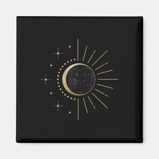 Solar-Eclipse-Pfad 2024 Totality Total Solar (2 Magnet (Vorne)