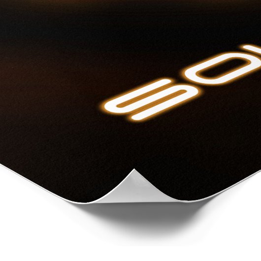 Solar Eclipse Poster (Ecke)