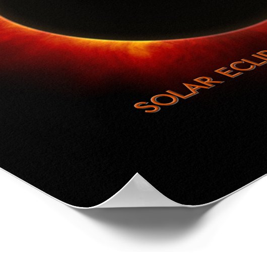 Solar-Eclipse Poster (Ecke)