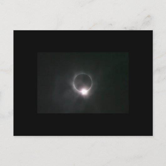 Solar-Eclipse Postkarte (Vorderseite)