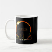 Solar Eclipse Sasquatch Totality 2024 Eclipse Kaffeetasse (Links)