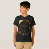 Solar Eclipse Sasquatch Totality 2024 Eclipse T-Shirt (Vorne ganz)