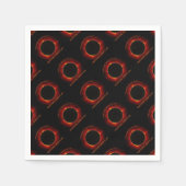 Solar-Eclipse Serviette (Vorderseite)