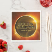 Solar-Eclipse Serviette (Beispiel)