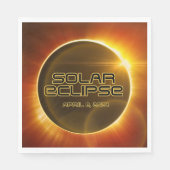 Solar-Eclipse Serviette (Vorderseite)