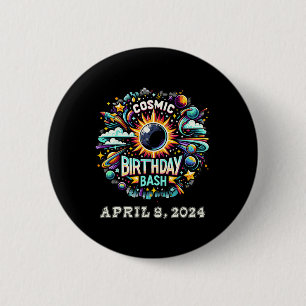 Solar Eclipse Shirt 2024 Button
