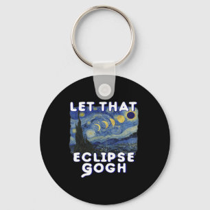 Solar Eclipse Shirt Gedenken an Van Gogh Joke Schlüsselanhänger