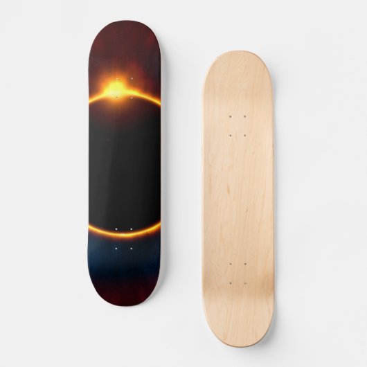 Solar-Eclipse Skateboard (Vorderseite)