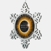 Solar Eclipse Snowflake Ornament Memorabilia (Rechts)