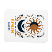Solar Eclipse Spanien August 2026 insgesamt Magnet (Horizontal)