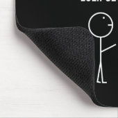 Solar Eclipse Strichmännchen Spaß Astrologie J Mousepad (Ecke)