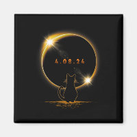 Solar Eclipse T Cat Wearing Solar Eclipse Brille