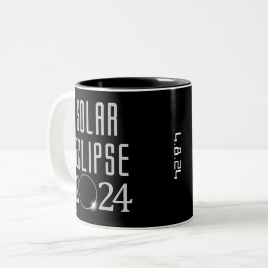 Solar Eclipse Tasse 2024 (Vorderseite Links)