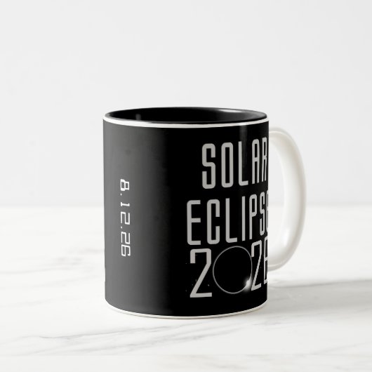 Solar Eclipse Tasse 2026 (VorderseiteRechts)