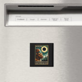 Solar Eclipse Texas 2024 Bigfoot Eclipse Gle Magnet (In Situ (Geschirrspüler))