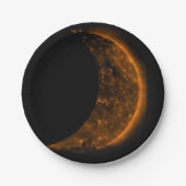 Solar Eclipse Transit Pappteller (Vorderseite)