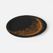 Solar Eclipse Transit Pappteller (Schrägansicht)