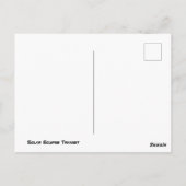 Solar Eclipse Transit Postkarte (Rückseite)