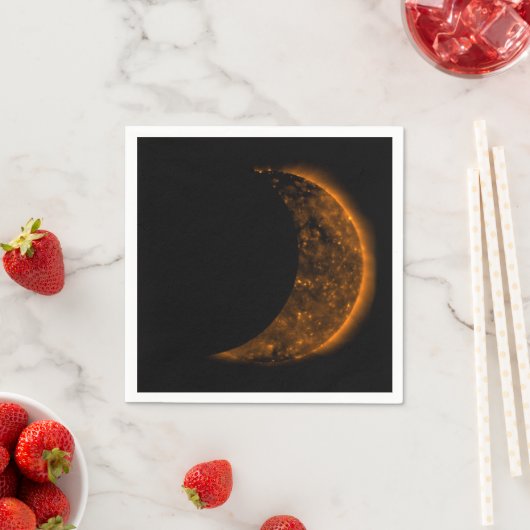 Solar Eclipse Transit Serviette (Beispiel)