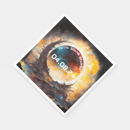 Solar Eclipse Viewing Party Serviette (Ecke)