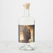 Solar Eclipse Warrior King - Set von 6 Alkoholflaschenetikett (Vorderseite)