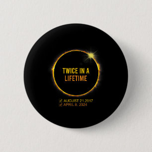 Solar-Eclipse zweimal im Leben 2024 Solar-Ausschni Button