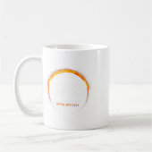 Solar-Eclipse zweimal im Leben 2024 Solar-Eclipse Kaffeetasse (Links)