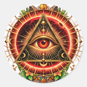 Solar Ember Eye Aufkleber