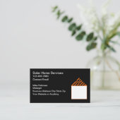 Solar Energy Home Services Visitenkarte (Stehend Vorderseite)