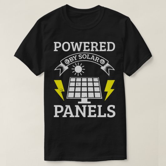 Solar Energy Solar Panel Erneuerbare Energie T-Shirt (Design vorne)